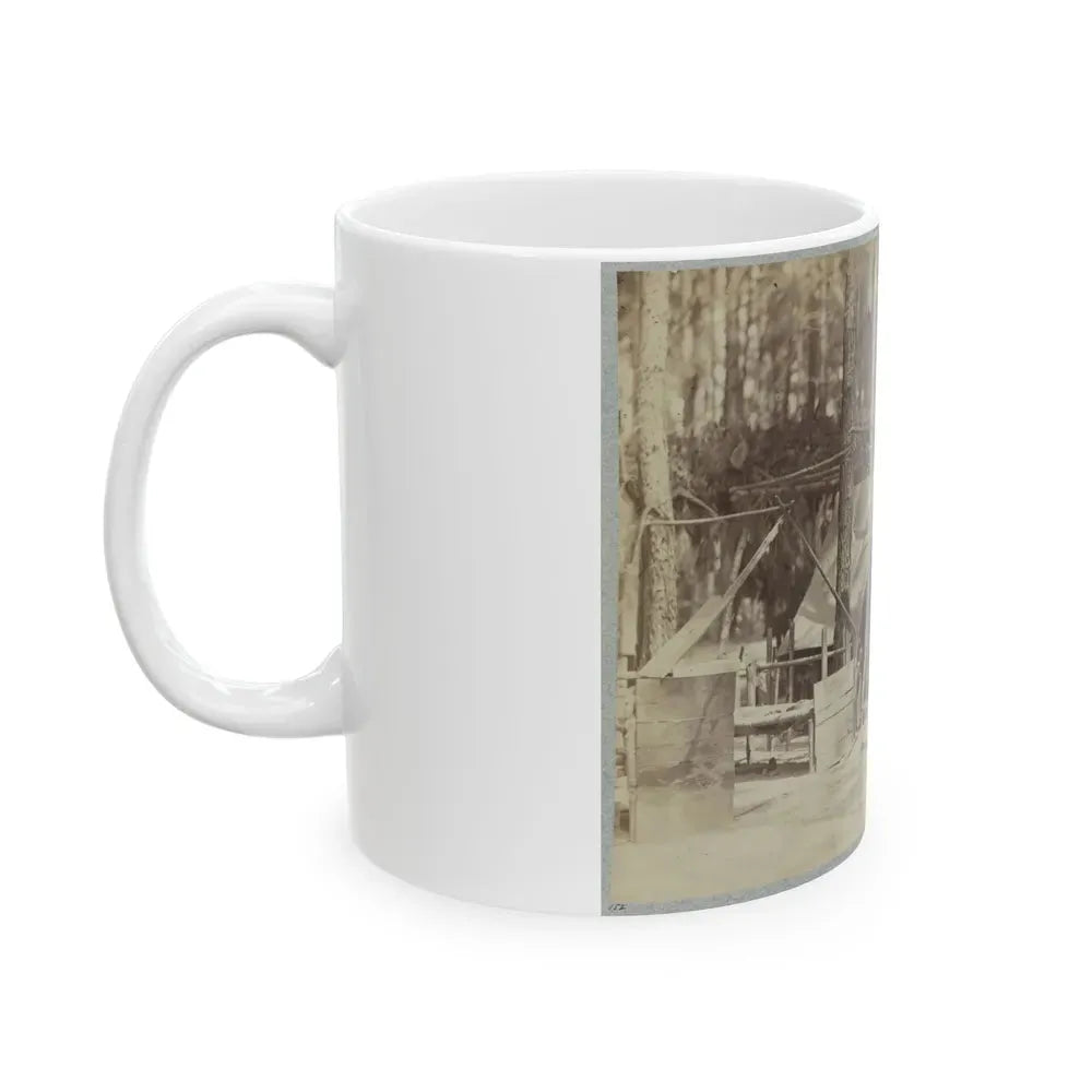 A Camp In Front Of Petersburg, Va. August, 1864 (U.S. Civil War) White Coffee Mug - Go Mug Yourself