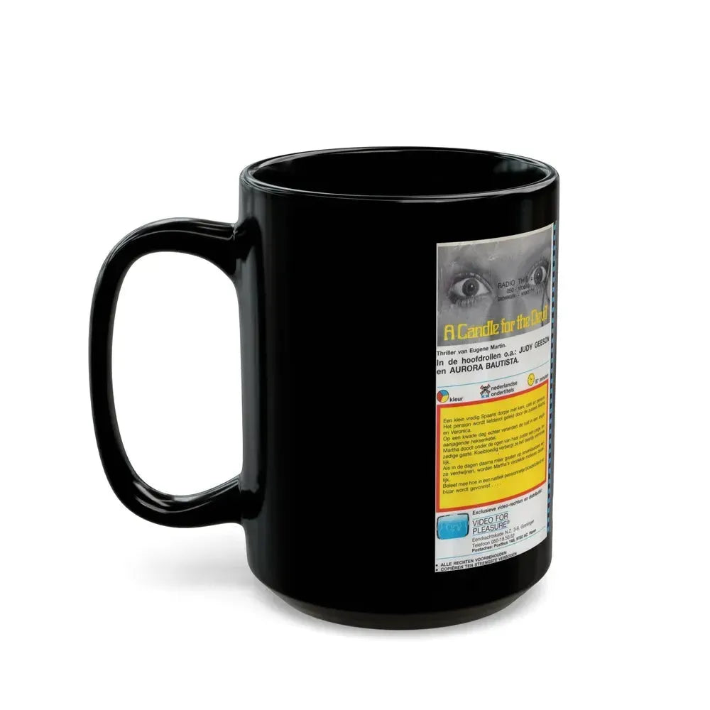 A CANDLE FOR THE DEVIL (VHS COVER) - Black Coffee Mug - Go Mug Yourself