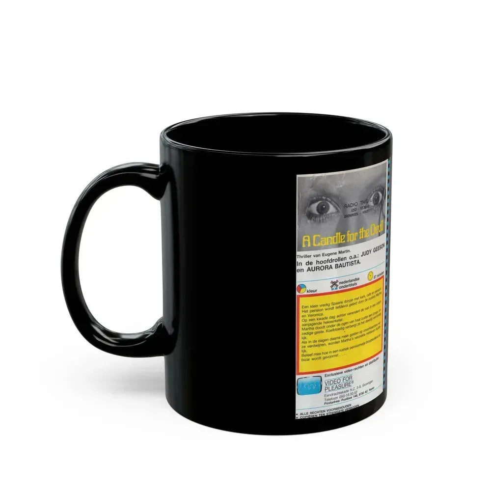A CANDLE FOR THE DEVIL (VHS COVER) - Black Coffee Mug - Go Mug Yourself