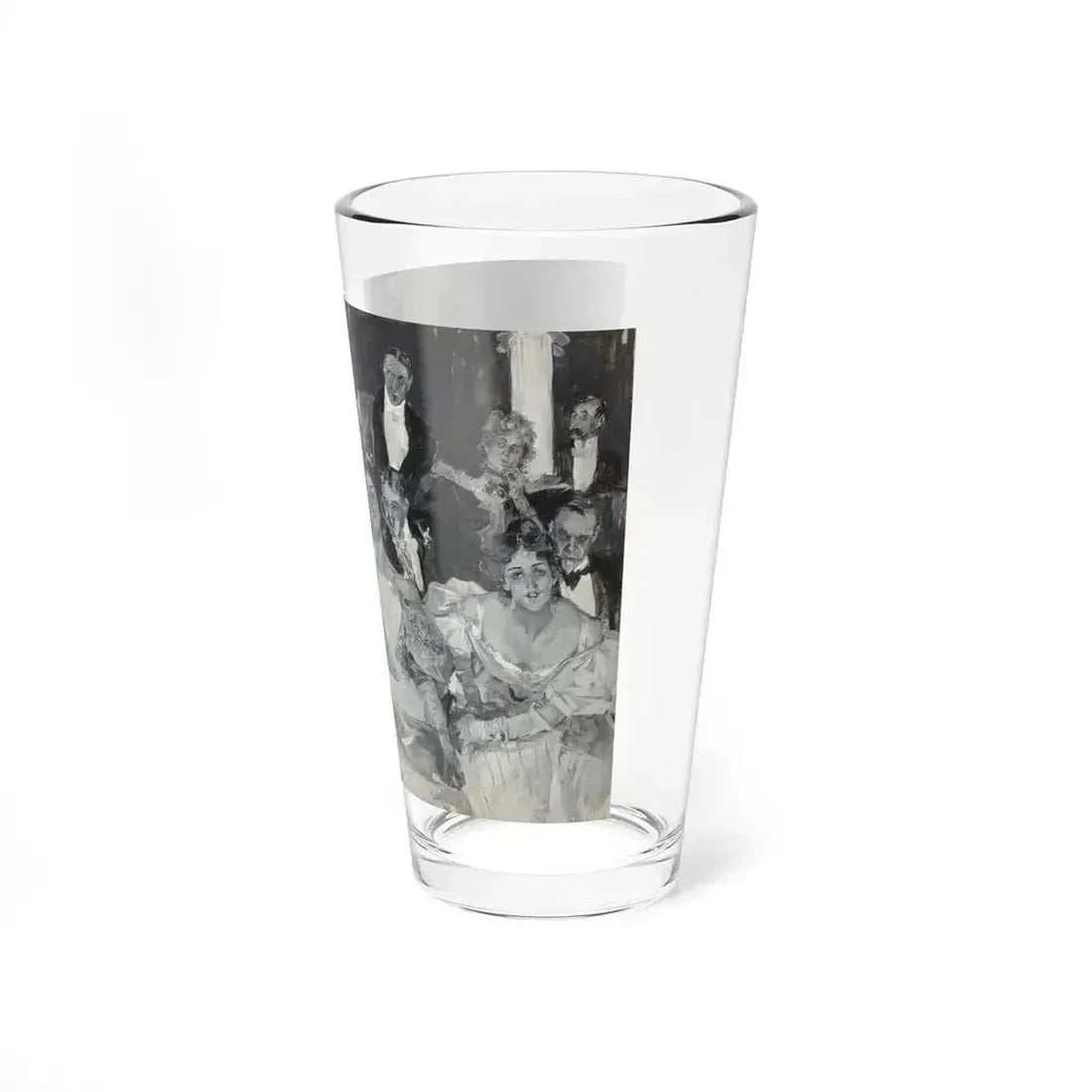 A Captive Audience (Magazine Illustration) Pint Glass 16oz - Go Mug Yourself