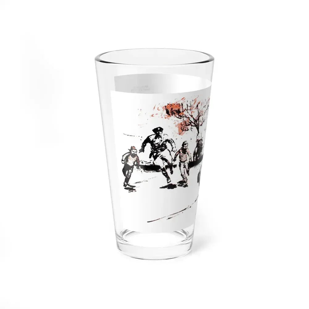 A Case of Identity (1), Blue Book Magazine, August 1950 (Magazine Illustration) Pint Glass 16oz - Go Mug Yourself