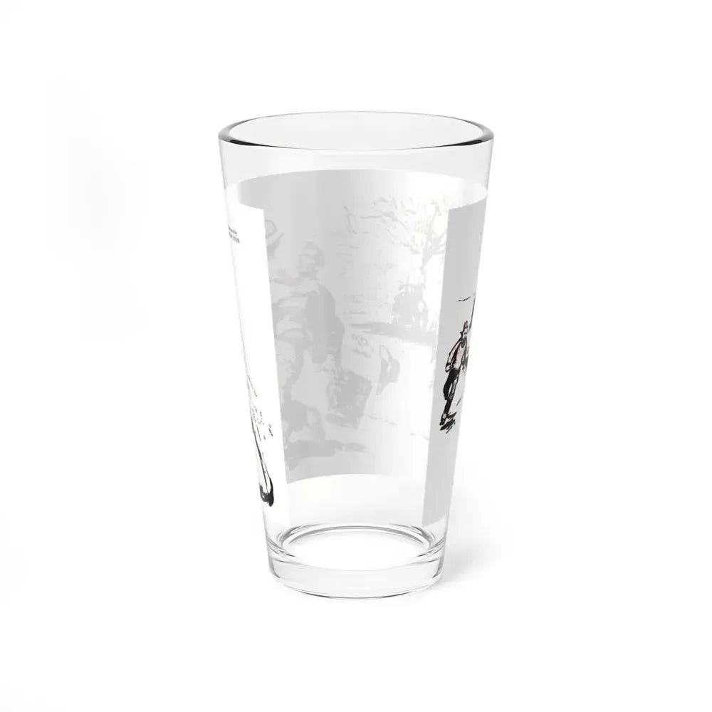 A Case of Identity (1), Blue Book Magazine, August 1950 (Magazine Illustration) Pint Glass 16oz - Go Mug Yourself