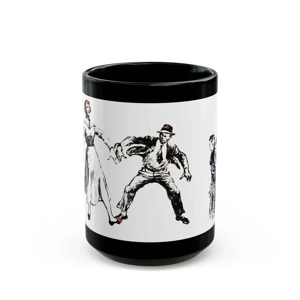 A Case of Identity (2), Blue Book Magazine, August 1950 - Black Coffee Mug 15oz - Go Mug Yourself