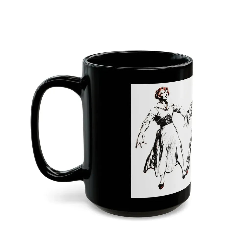 A Case of Identity (2), Blue Book Magazine, August 1950 - Black Coffee Mug - Go Mug Yourself