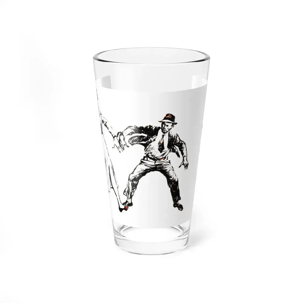 A Case of Identity (2), Blue Book Magazine, August 1950 (Magazine Illustration) Pint Glass 16oz 16oz - Go Mug Yourself
