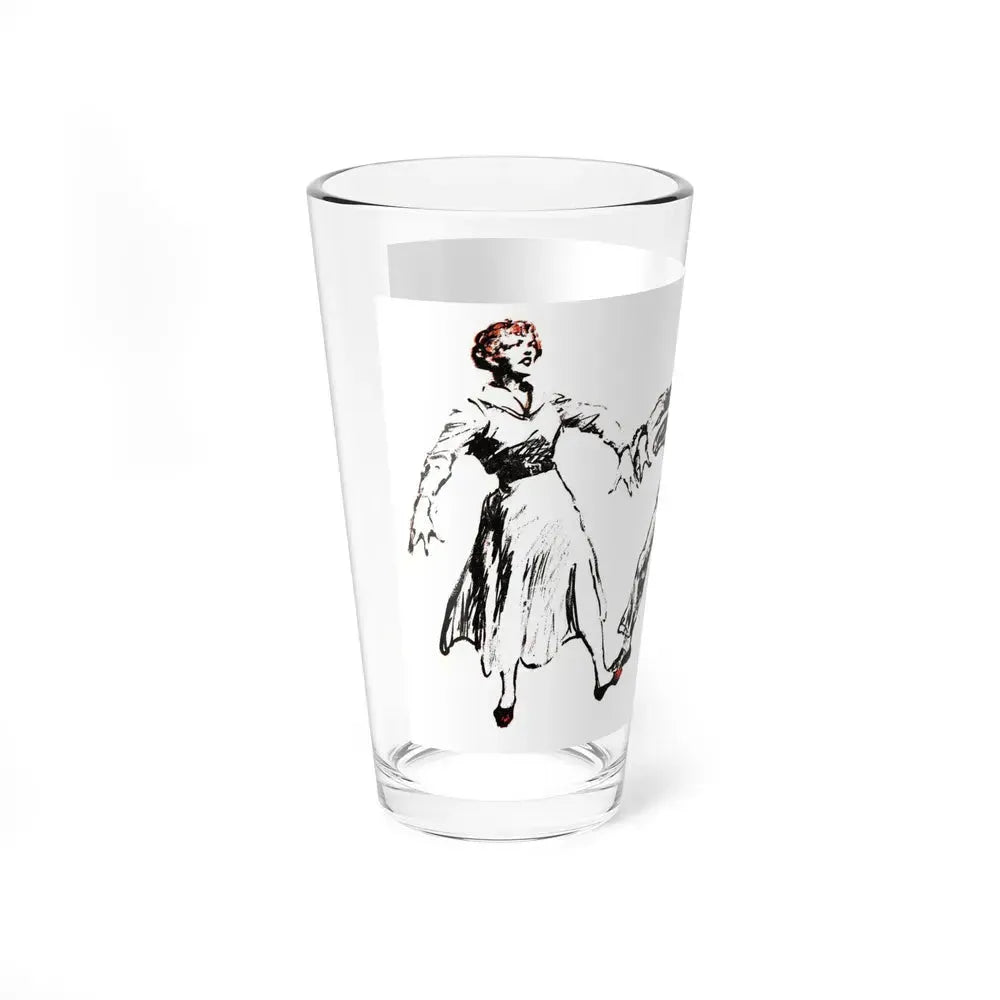 A Case of Identity (2), Blue Book Magazine, August 1950 (Magazine Illustration) Pint Glass 16oz - Go Mug Yourself