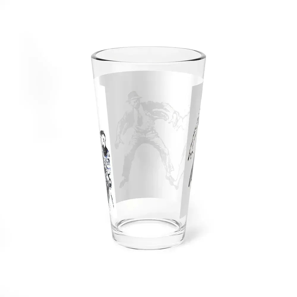 A Case of Identity (2), Blue Book Magazine, August 1950 (Magazine Illustration) Pint Glass 16oz - Go Mug Yourself