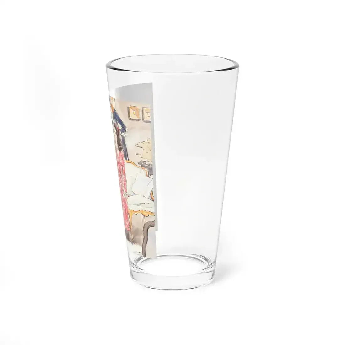 A Casual Conversation Among Friends (Magazine Illustration) Pint Glass 16oz - Go Mug Yourself
