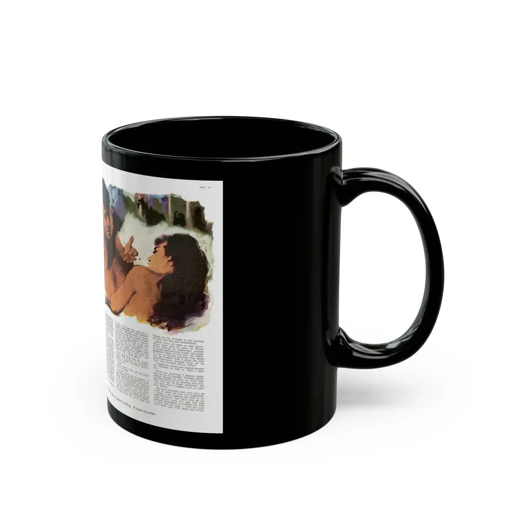 A Celebrity At Last, Man magazine, April 1966 - Black Coffee Mug - Go Mug Yourself