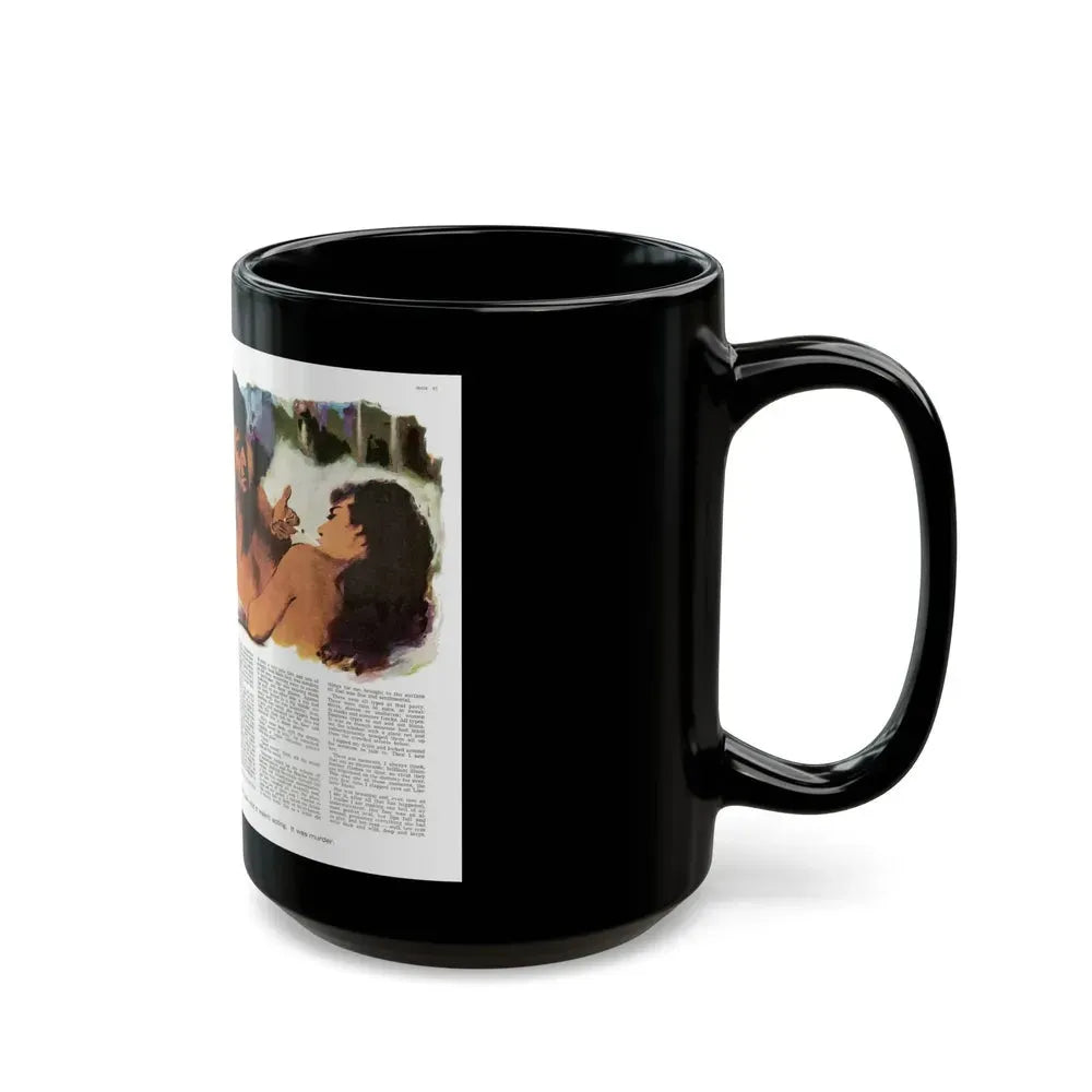 A Celebrity At Last, Man magazine, April 1966 - Black Coffee Mug - Go Mug Yourself
