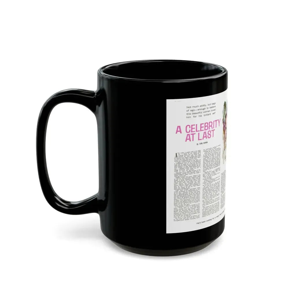 A Celebrity At Last, Man magazine, April 1966 - Black Coffee Mug - Go Mug Yourself