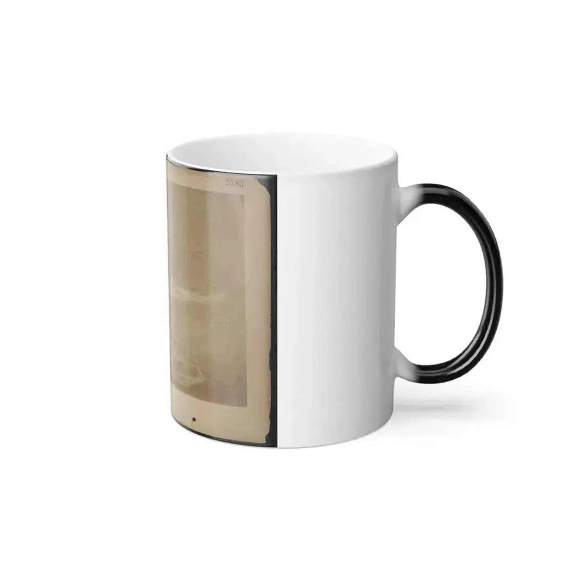 A Child Leaning Against a Barrel With Wooden Spikes (U.S. Civil War) Color Changing Coffee Mug 11oz - Go Mug Yourself