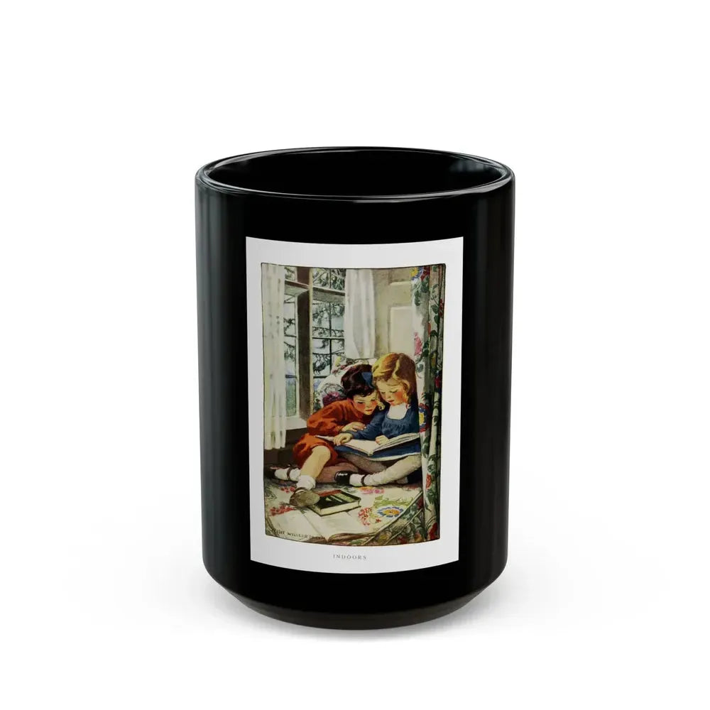 A Child's World - Indoors, McClure's Magazine, December 1909 - Black Coffee Mug 15oz - Go Mug Yourself