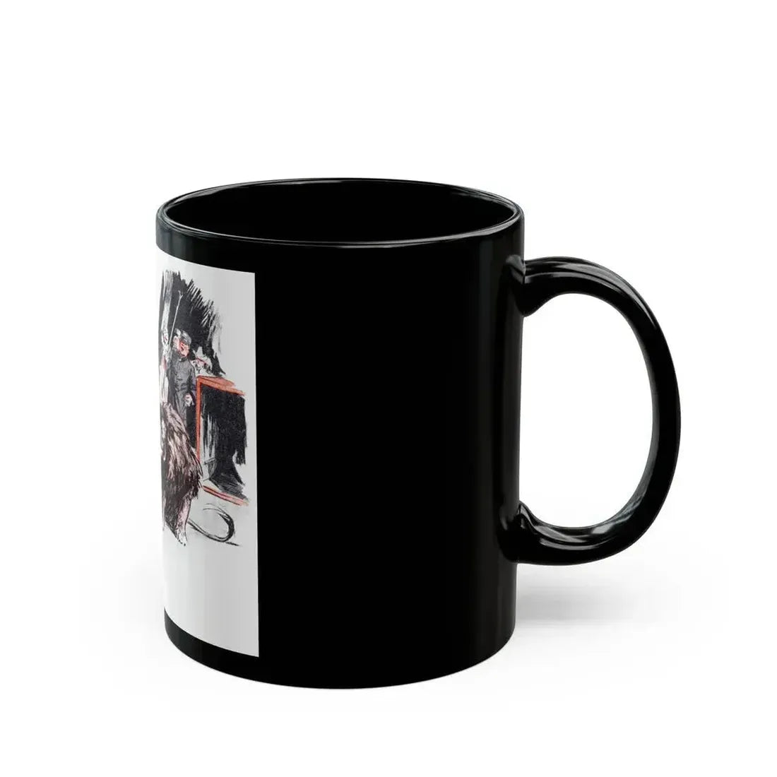 A Circus Feud (2), American Boy, April 1926 - Black Coffee Mug - Go Mug Yourself