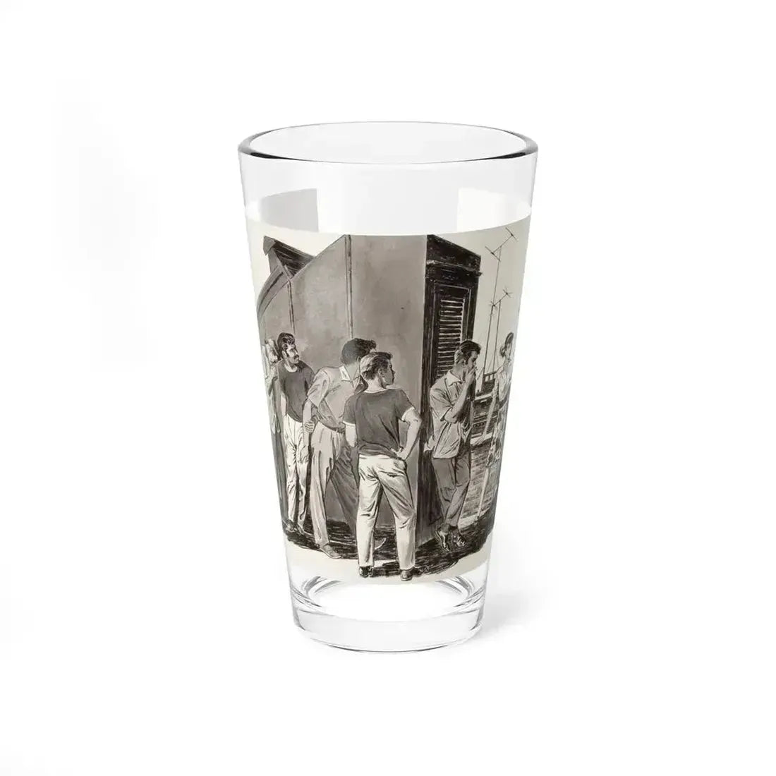 A Collection of Three Story Illustrations (1) (Magazine Illustration) Pint Glass 16oz - Go Mug Yourself