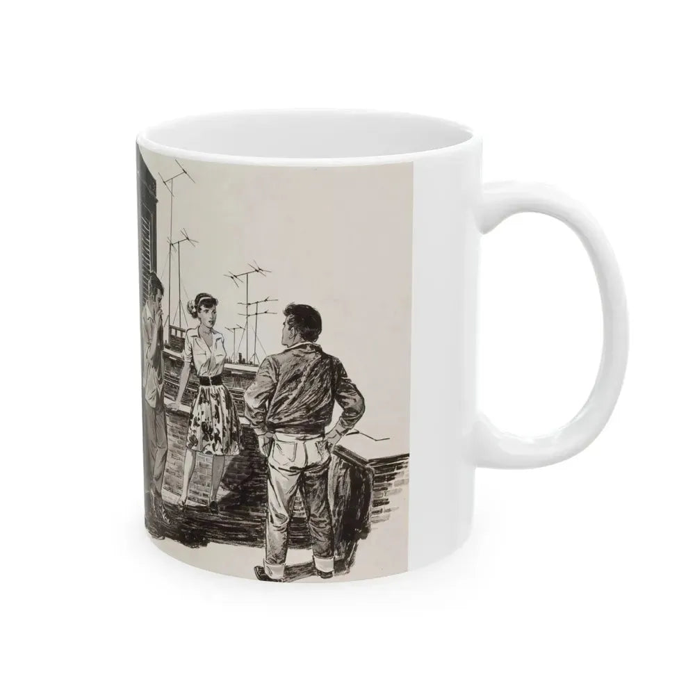A Collection of Three Story Illustrations (1) - White Coffee Mug - Go Mug Yourself