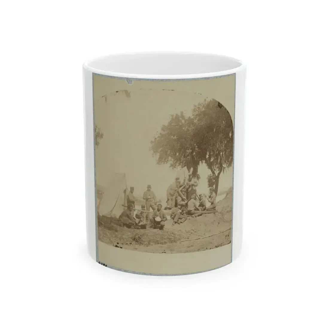 A Confederate Picket Post Near Charleston, S.C., 1861 (U.S. Civil War) White Coffee Mug 11oz - Go Mug Yourself