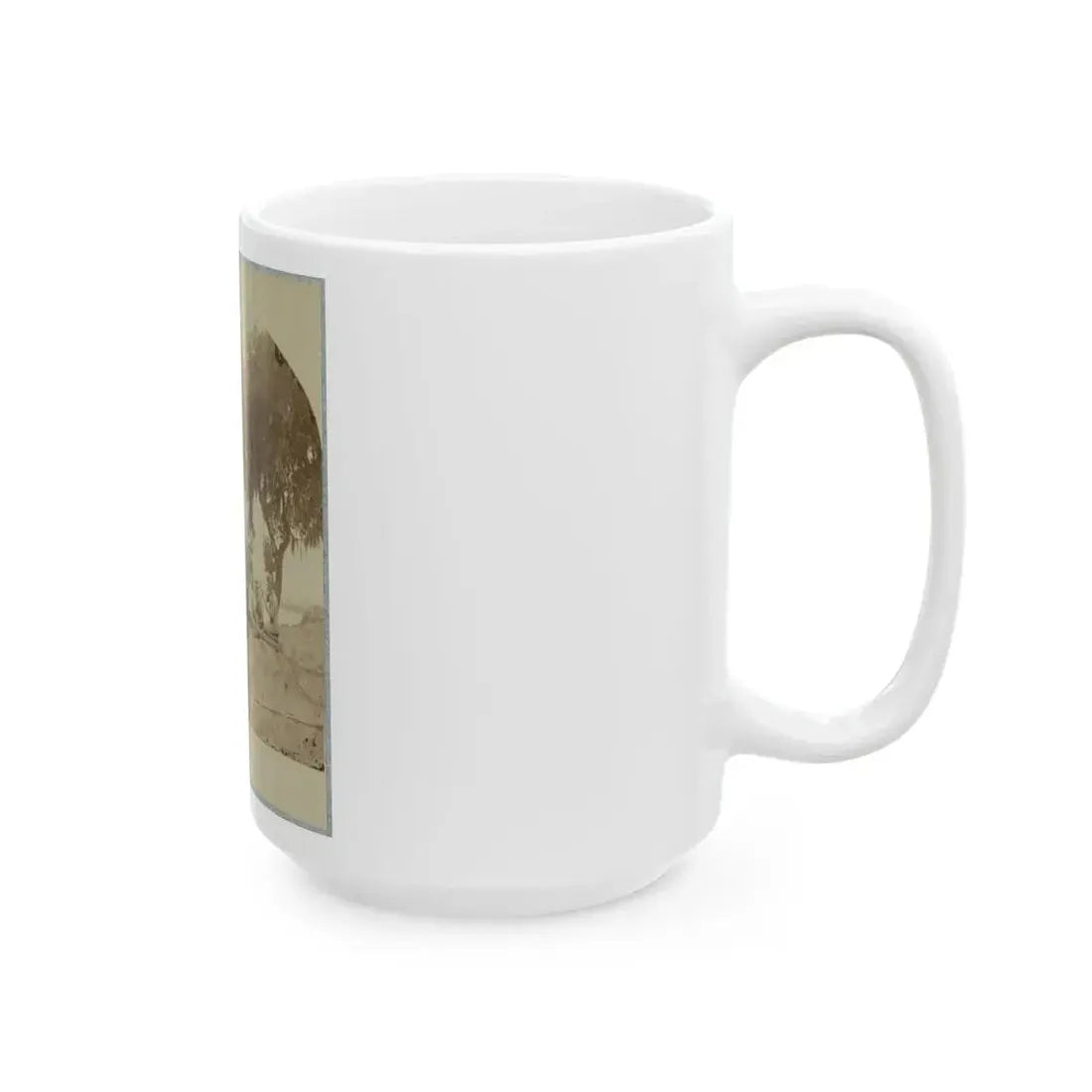 A Confederate Picket Post Near Charleston, S.C., 1861 (U.S. Civil War) White Coffee Mug - Go Mug Yourself