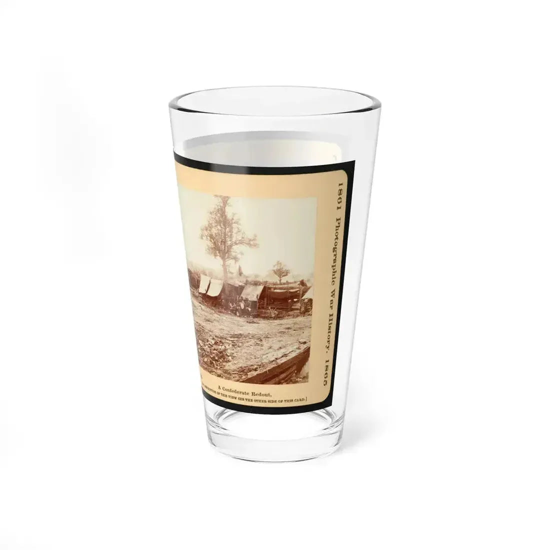 A Confederate Redoubt 001 (U.S. Civil War) Pint Glass 16oz - Go Mug Yourself