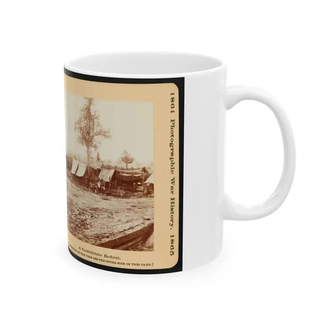 A Confederate Redoubt 001 (U.S. Civil War) White Coffee Mug - Go Mug Yourself