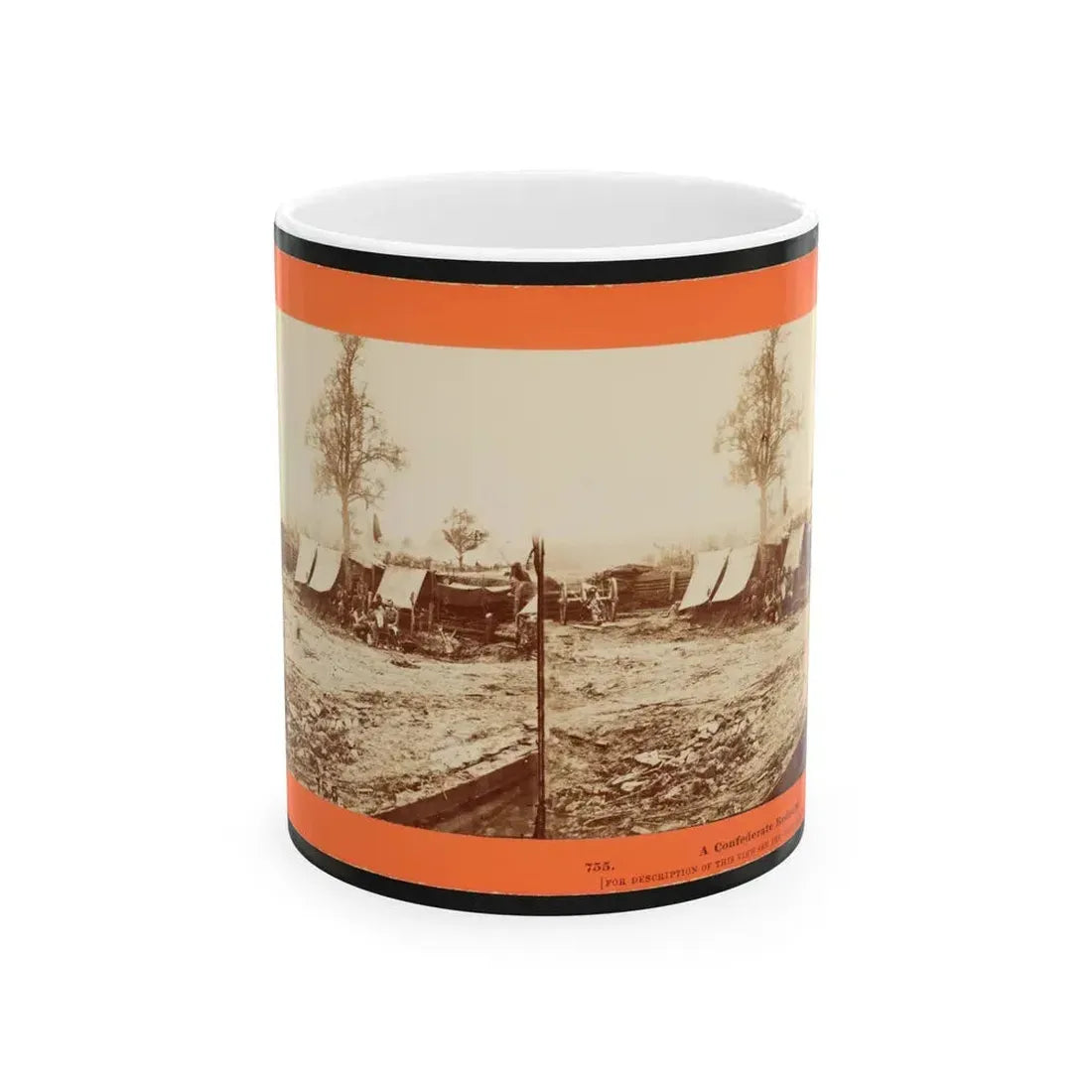 A Confederate Redoubt (U.S. Civil War) White Coffee Mug 11oz - Go Mug Yourself