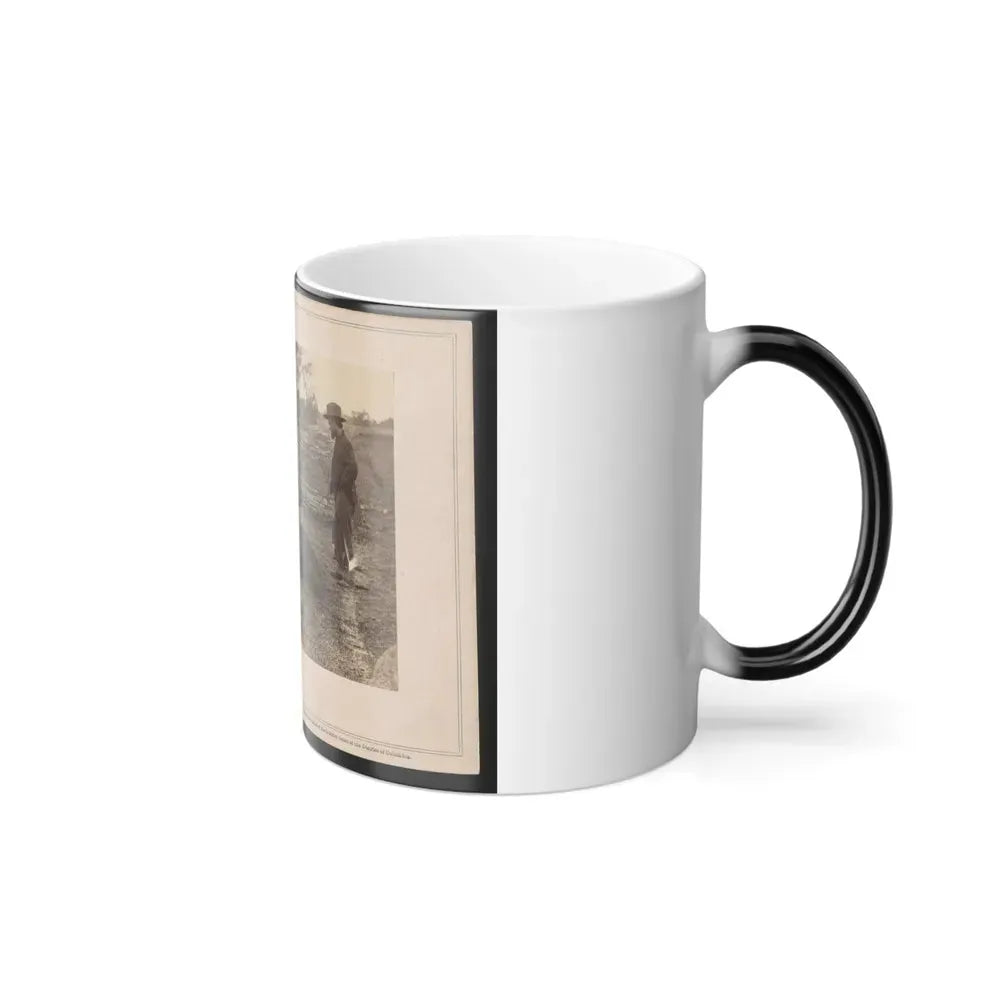 A Contrast! Federal Buried, Rebel Unburied, Where They Fell at the Battle of Antietam (U.S. Civil War) Color Changing Coffee Mug 11oz - Go Mug Yourself
