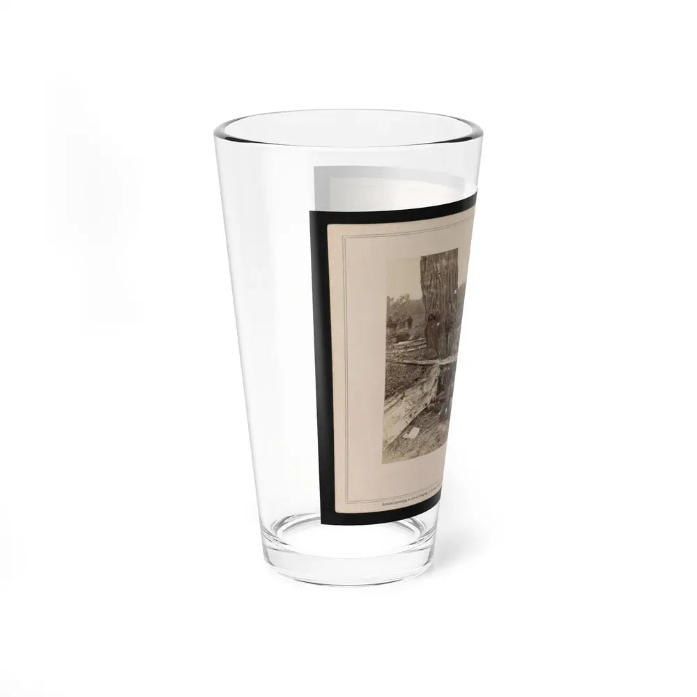 A Contrast! Federal Buried, Rebel Unburied, Where They Fell At The Battle Of Antietam (U.S. Civil War) Pint Glass 16oz - Go Mug Yourself