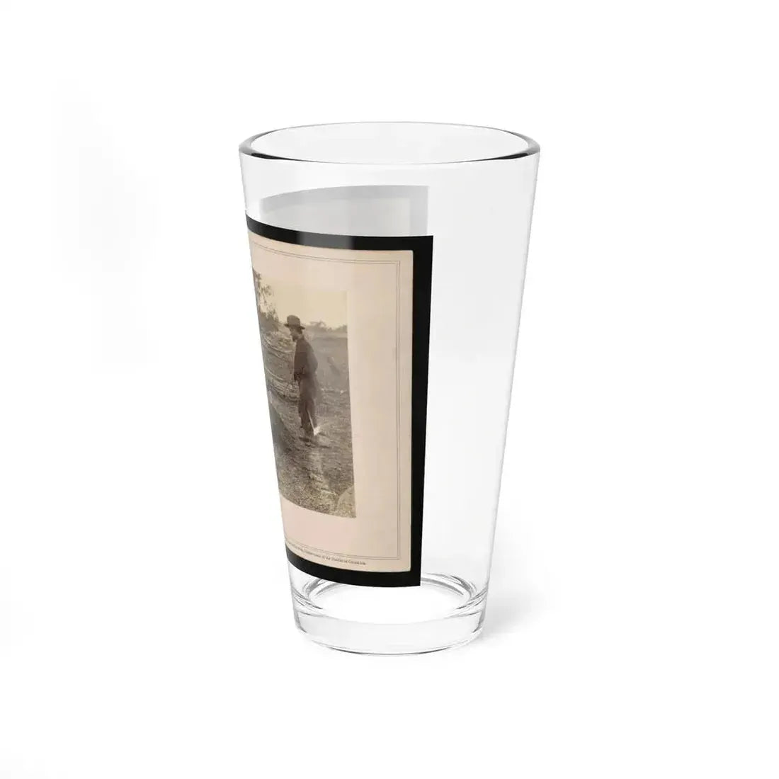 A Contrast! Federal Buried, Rebel Unburied, Where They Fell At The Battle Of Antietam (U.S. Civil War) Pint Glass 16oz - Go Mug Yourself