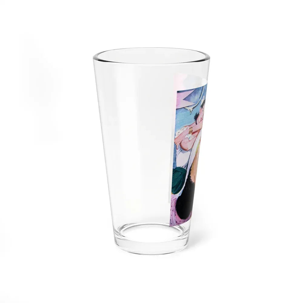 A Cure for Love, Woman's Own, February 21, 1952 (Magazine Illustration) Pint Glass 16oz - Go Mug Yourself