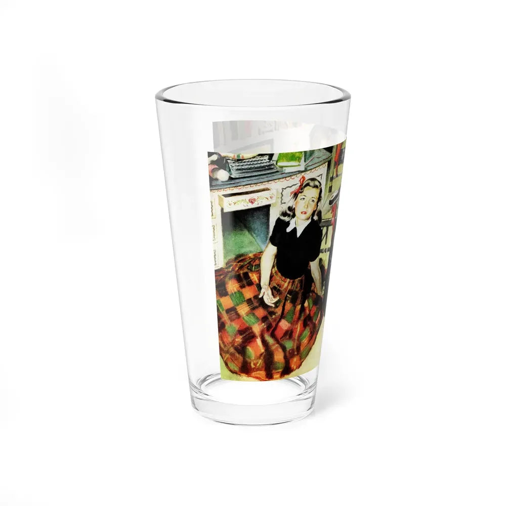 A Day for Growing Up, Today's Woman, January 1952 (Magazine Illustration) Pint Glass 16oz - Go Mug Yourself