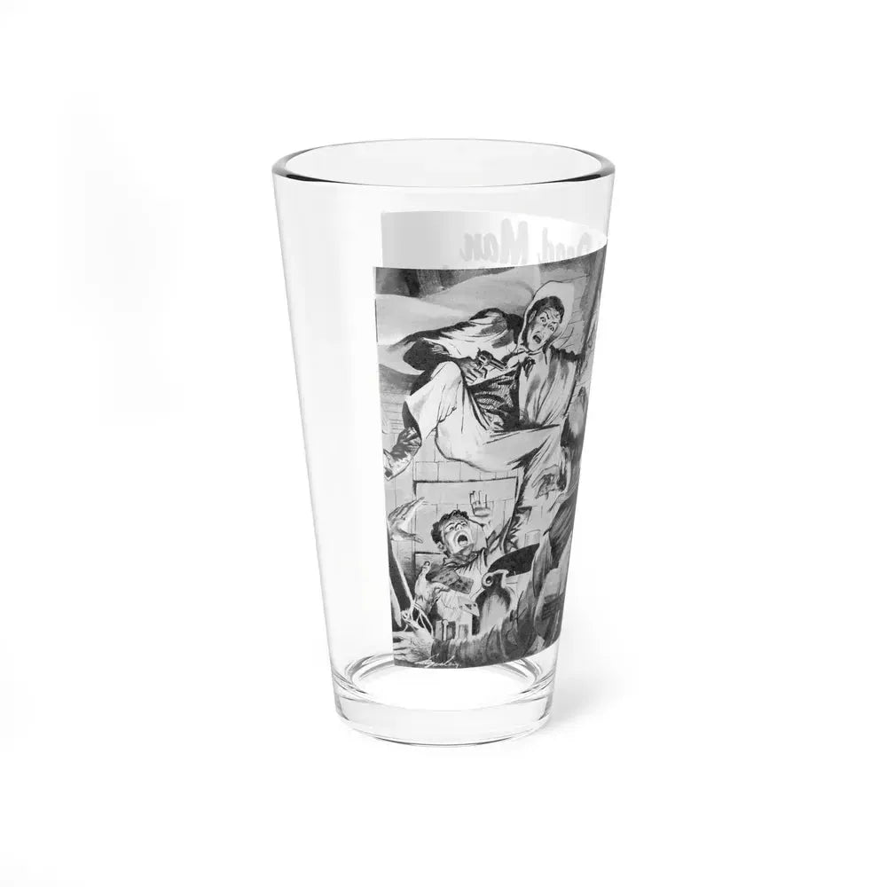 A Dead Man Saved His Life, Man Junior, July 1955 (Magazine Illustration) Pint Glass 16oz - Go Mug Yourself