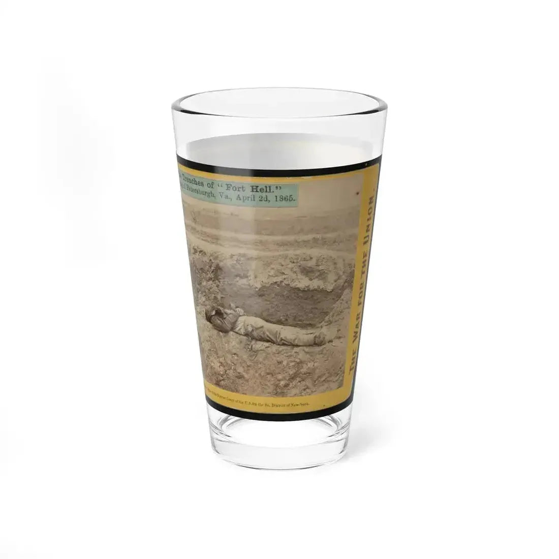 A Dead Rebel Soldier, As He Lay In The Trenches Of Fort Hell (U.S. Civil War) Pint Glass 16oz - Go Mug Yourself