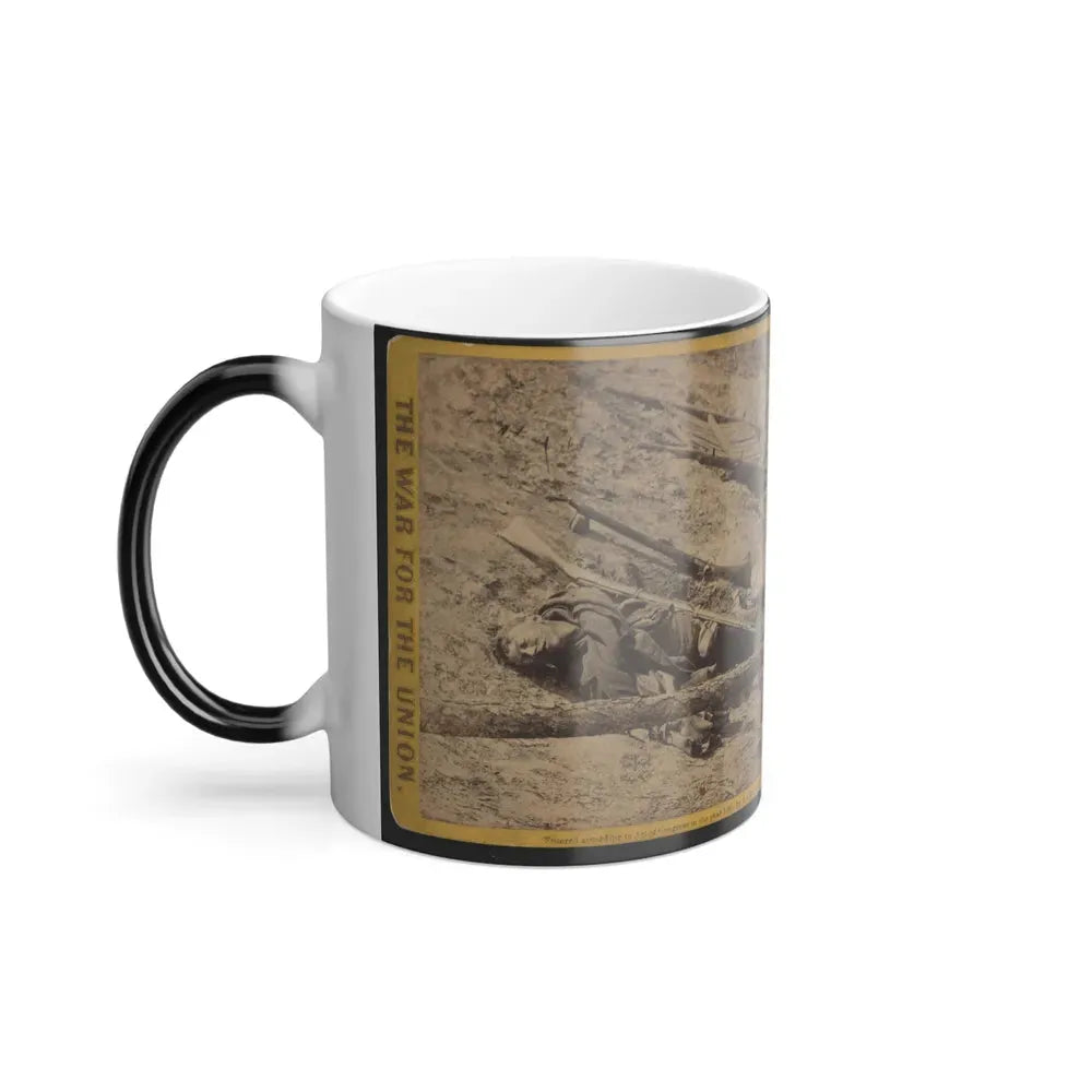 A Dead Rebel Soldier, as He Lay in the Trenches of Fort Mahone, Called by the Soldiers Fort Damnation (U.S. Civil War) Color Changing Coffee Mug 11oz - Go Mug Yourself