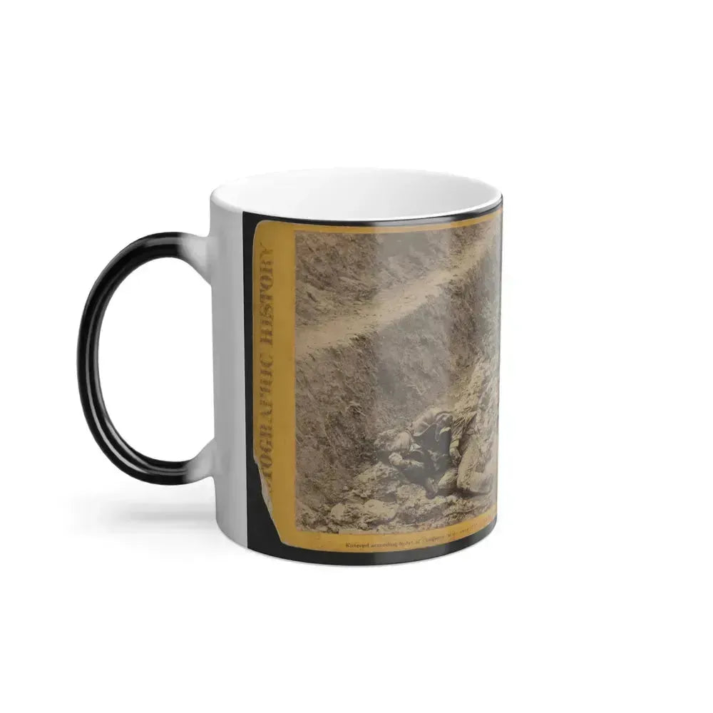 A Dead Rebel Soldier, as He Lay in the Trenches of Fort Mahone, Called by the Soldiers, Fort Damnation ... (U.S. Civil War) Color Changing Coffee Mug 11oz - Go Mug Yourself