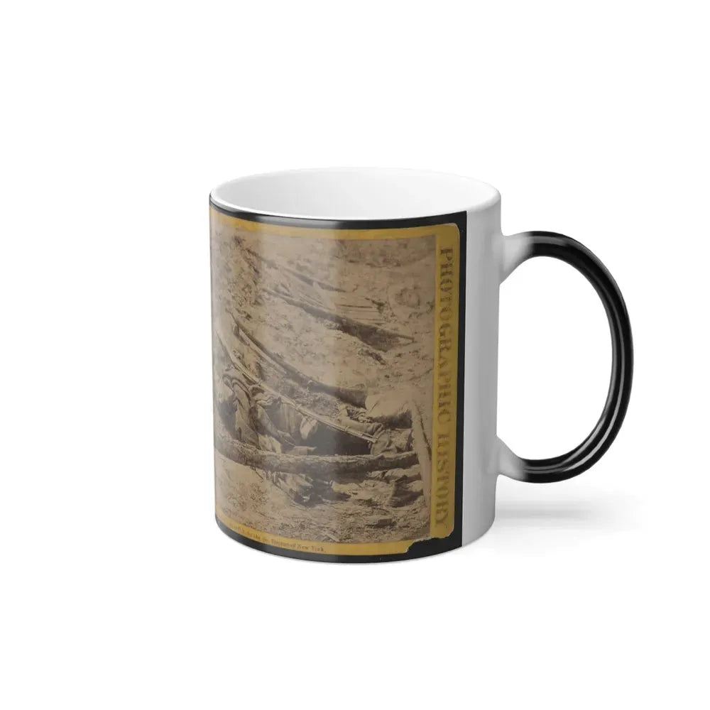 A Dead Rebel Soldier, as He Lay in the Trenches of Fort Mahone, Called by the Soldiers Fort Damnation (U.S. Civil War) Color Changing Coffee Mug 11oz - Go Mug Yourself
