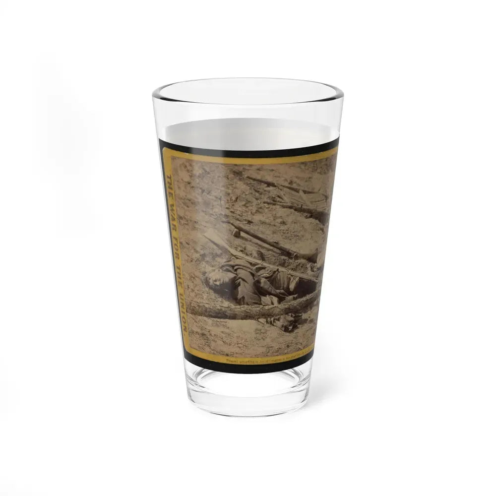 A Dead Rebel Soldier, As He Lay In The Trenches Of Fort Mahone, Called By The Soldiers Fort Damnation (U.S. Civil War) Pint Glass 16oz - Go Mug Yourself