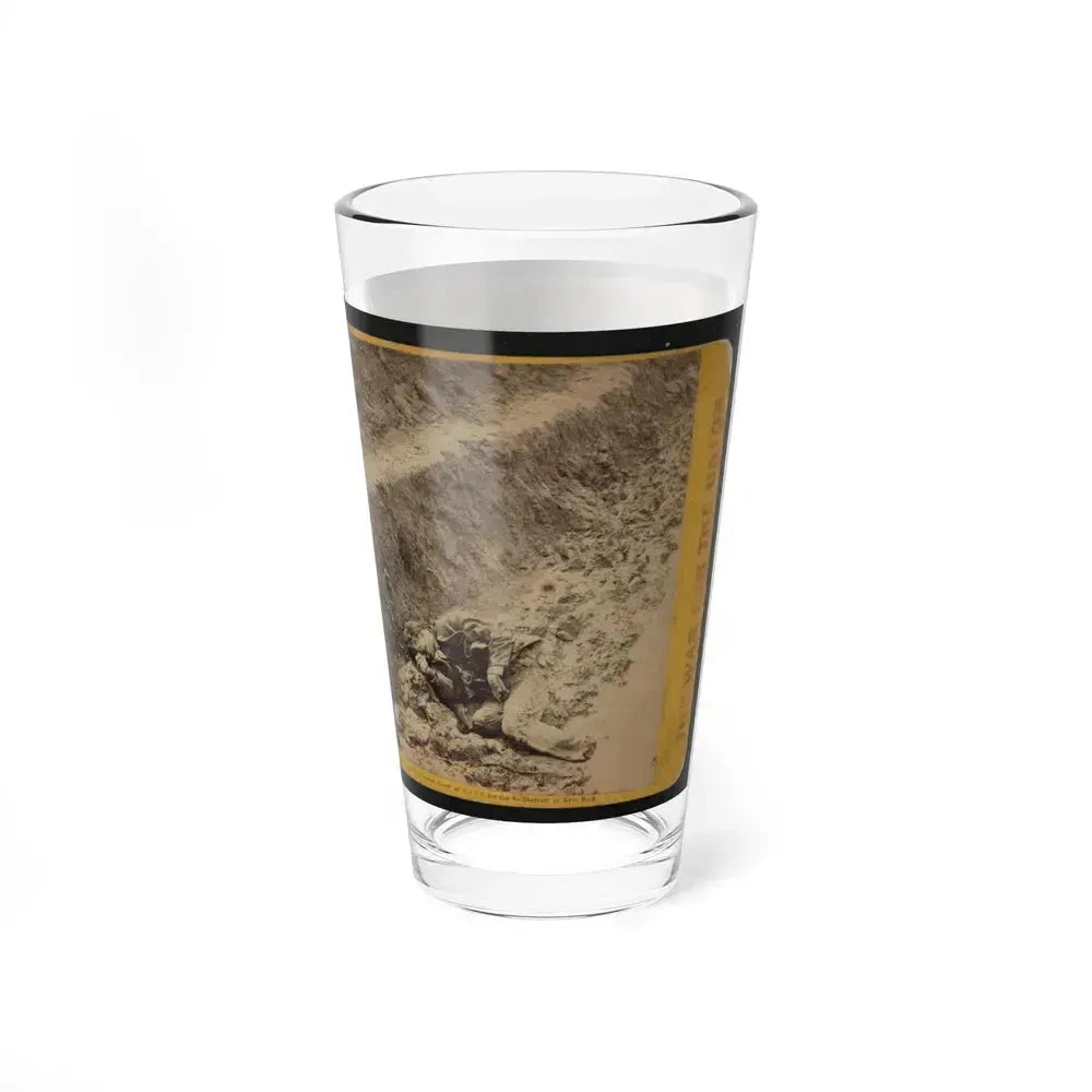 A Dead Rebel Soldier, As He Lay In The Trenches Of Fort Mahone, Called By The Soldiers, Fort Damnation ... (U.S. Civil War) Pint Glass 16oz - Go Mug Yourself