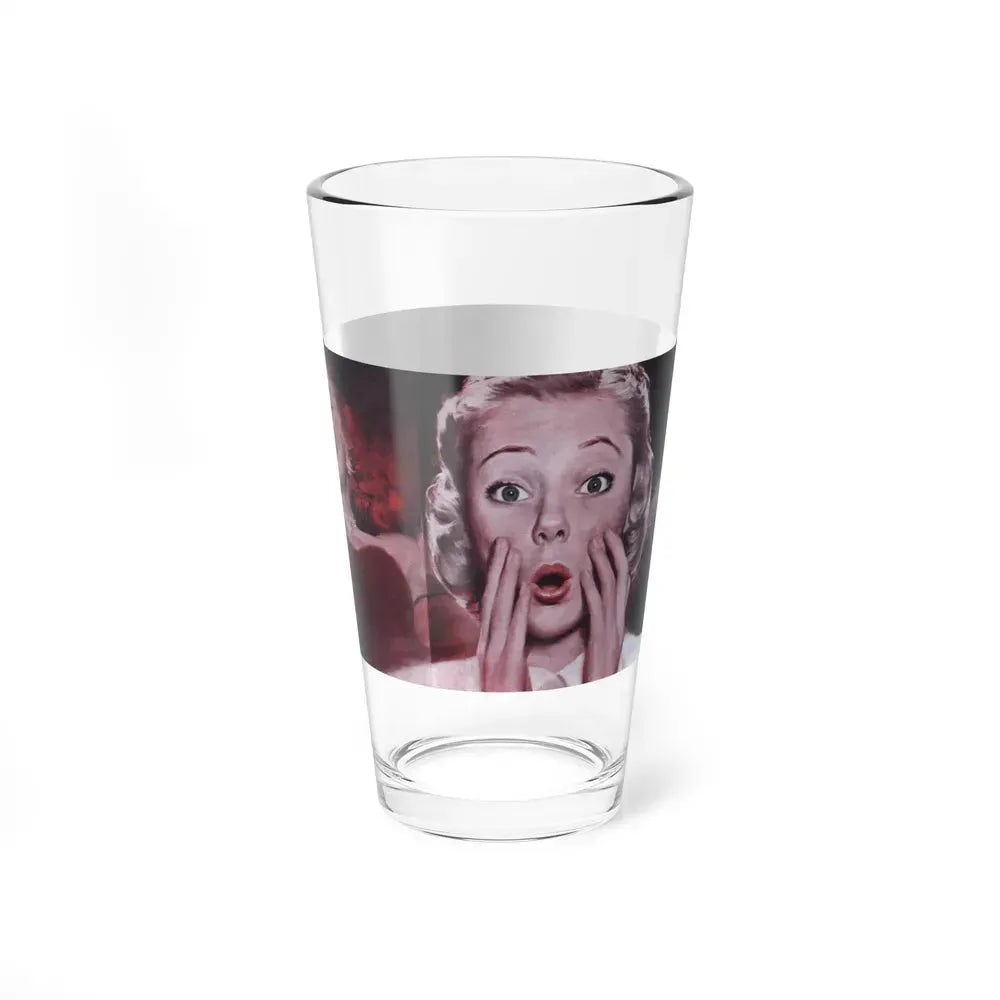 A Desire for Love, Cosmopolitan, April 1953 (Magazine Illustration) Pint Glass 16oz - Go Mug Yourself