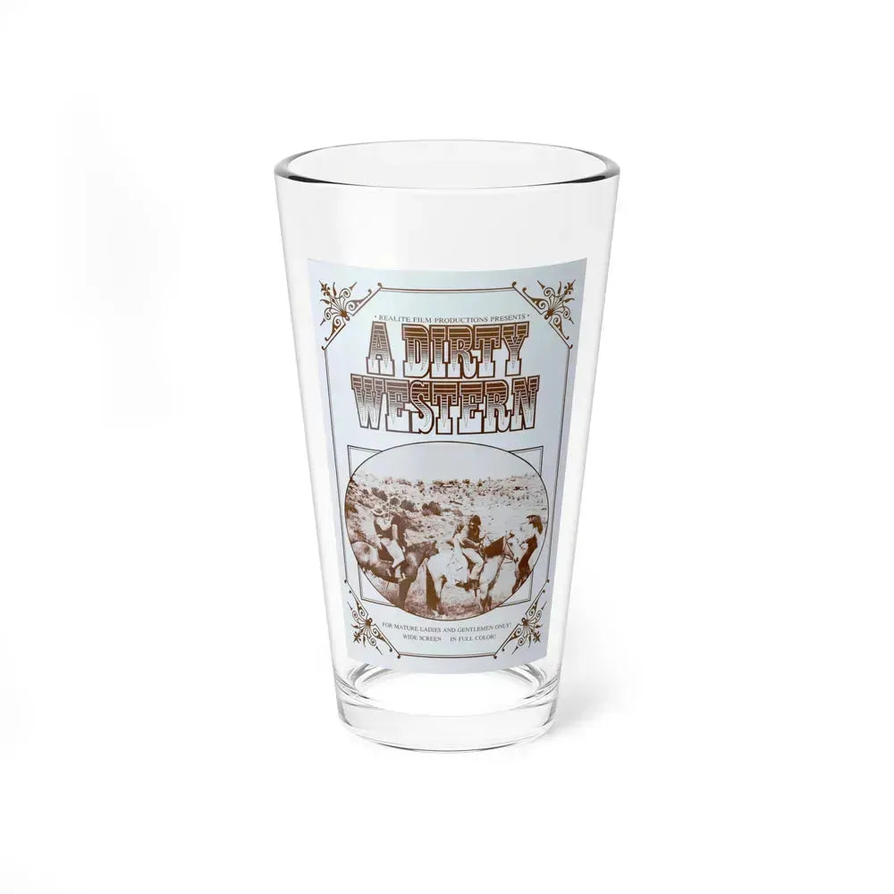 A DIRTY WESTERN 1975 Movie Poster - Pint Glass 16oz 16oz - Go Mug Yourself
