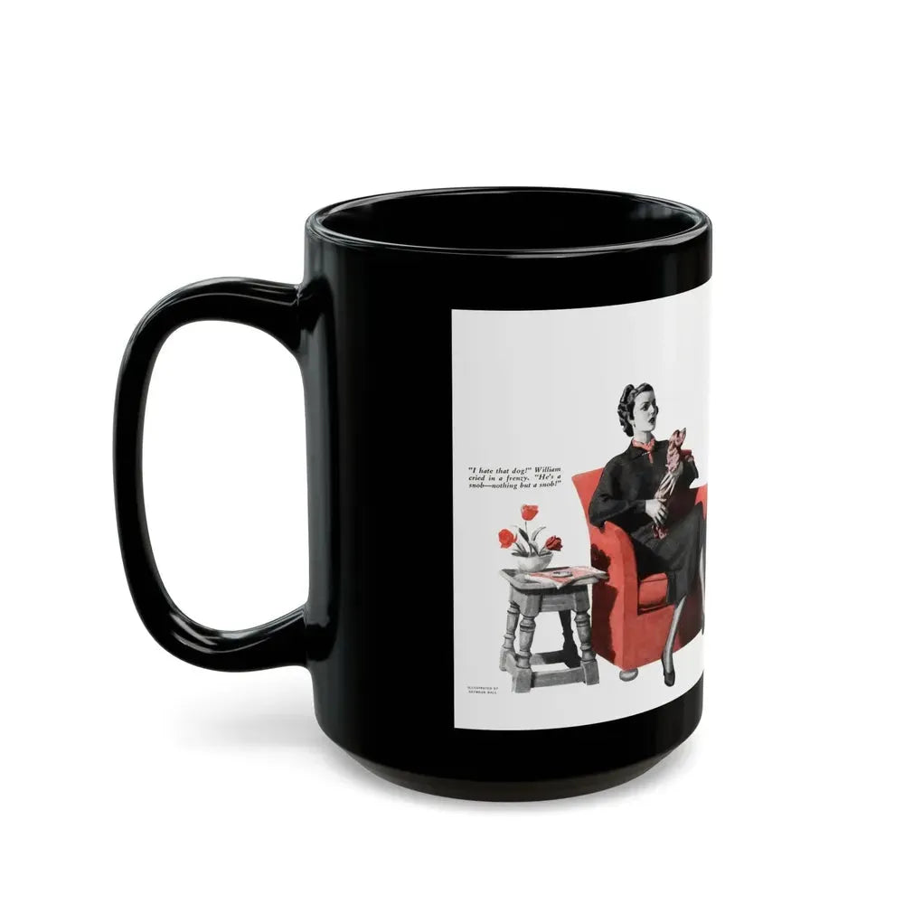 A Dog Has His Day, The American Magazine, July 1936 - Black Coffee Mug - Go Mug Yourself