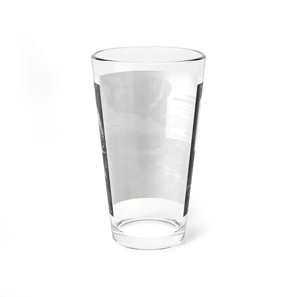A Drum For A Warrior, Adventure magazine, March1958 (Magazine Illustration) Pint Glass 16oz - Go Mug Yourself