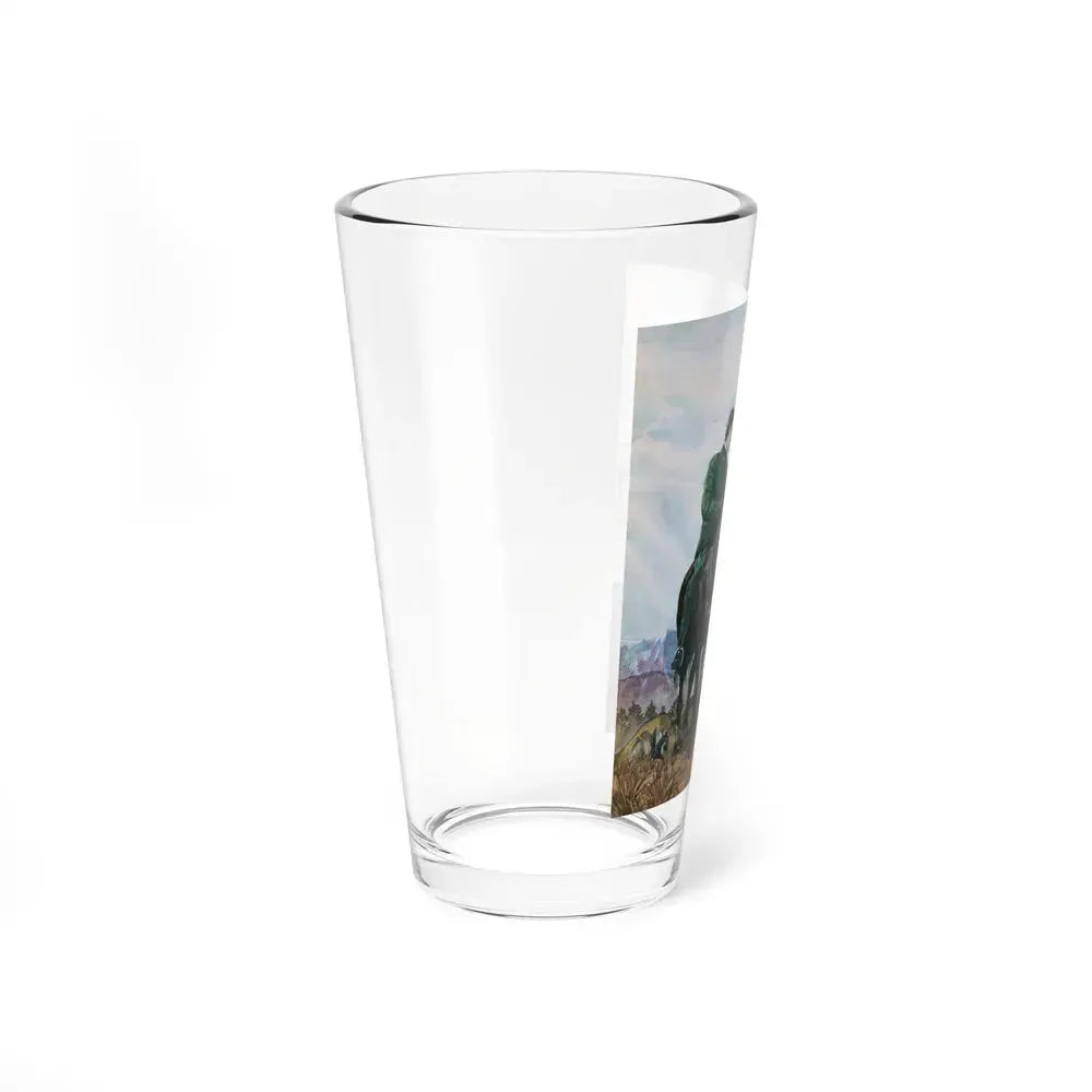 A Falcon For A Queen by Catherine Gaskin, Woman magazine, 1972 (Magazine Illustration) Pint Glass 16oz - Go Mug Yourself