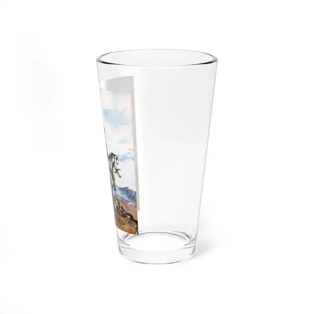 A Falcon For A Queen by Catherine Gaskin, Woman magazine, 1972 (Magazine Illustration) Pint Glass 16oz - Go Mug Yourself