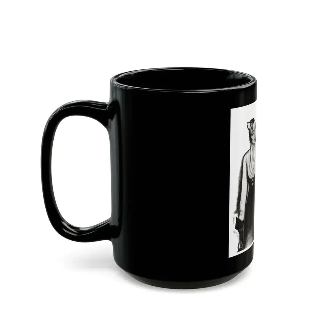 A Family Alliance (1), The Delineator, October 1932 - Black Coffee Mug - Go Mug Yourself