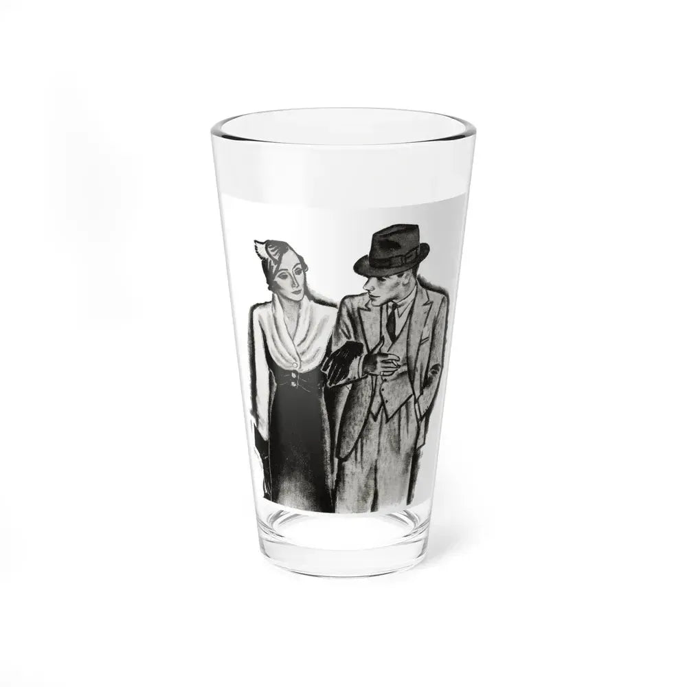 A Family Alliance (1), The Delineator, October 1932 (Magazine Illustration) Pint Glass 16oz 16oz - Go Mug Yourself