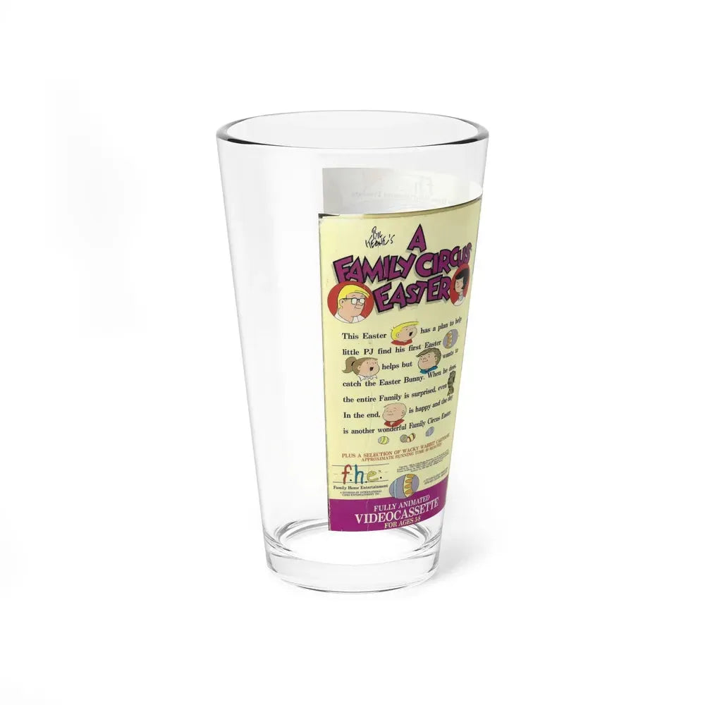 A FAMILY CIRCUS EASTER (VHS COVER) Pint Glass 16oz - Go Mug Yourself