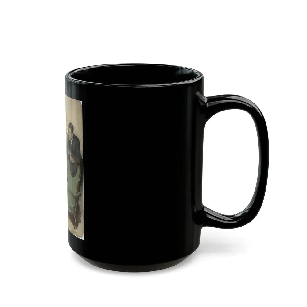 A Family in Distress, Hearst Magazine illustration - Black Coffee Mug - Go Mug Yourself