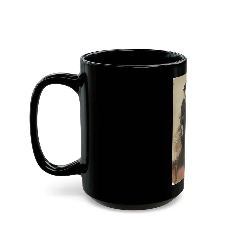 A Family in Distress, Hearst Magazine illustration - Black Coffee Mug - Go Mug Yourself