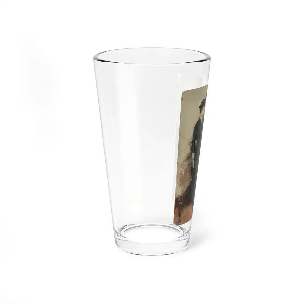 A Family in Distress, Hearst Magazine illustration (Magazine Illustration) Pint Glass 16oz - Go Mug Yourself