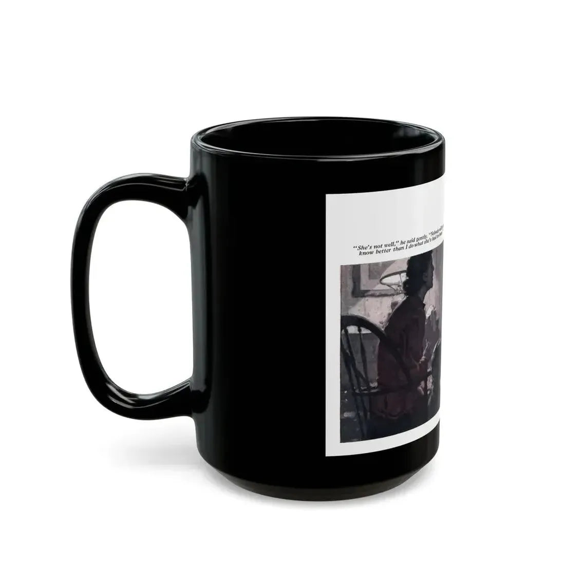 A Few Foolish Ones (8), Redbook, December 1934 - Black Coffee Mug - Go Mug Yourself